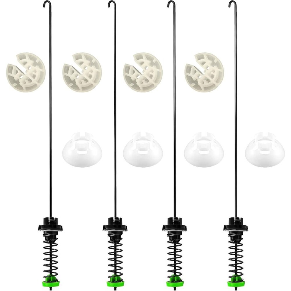 W11130362 Washer Suspension Rod Kit - 4-Pack - Fits Whirlpool,‎ Maytag, Kenmore